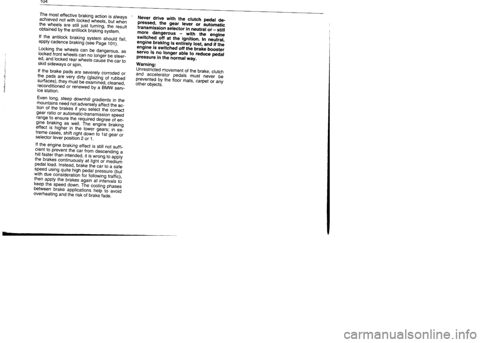 BMW M60 1992 Owners Manual BMW M60 1992 Owners Manual