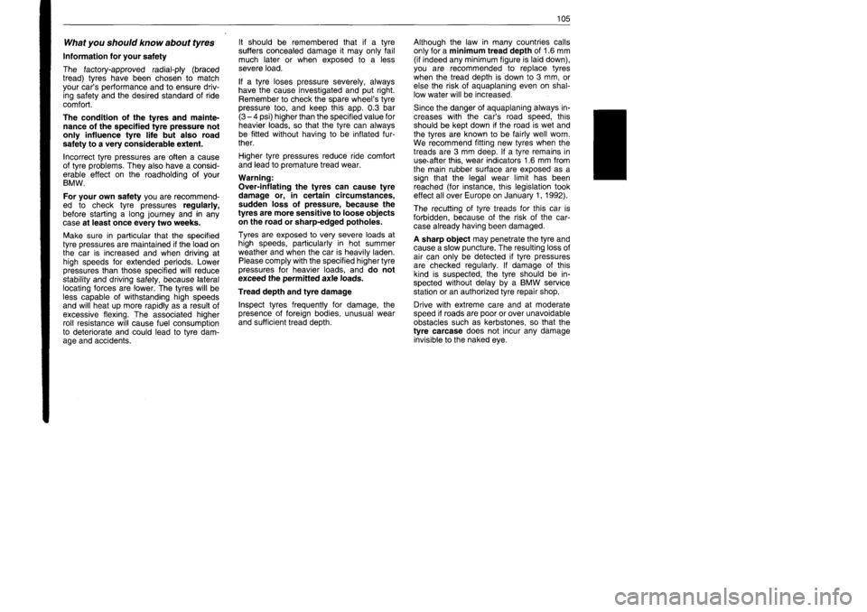 BMW M60 1992 Owners Manual BMW M60 1992 Owners Manual