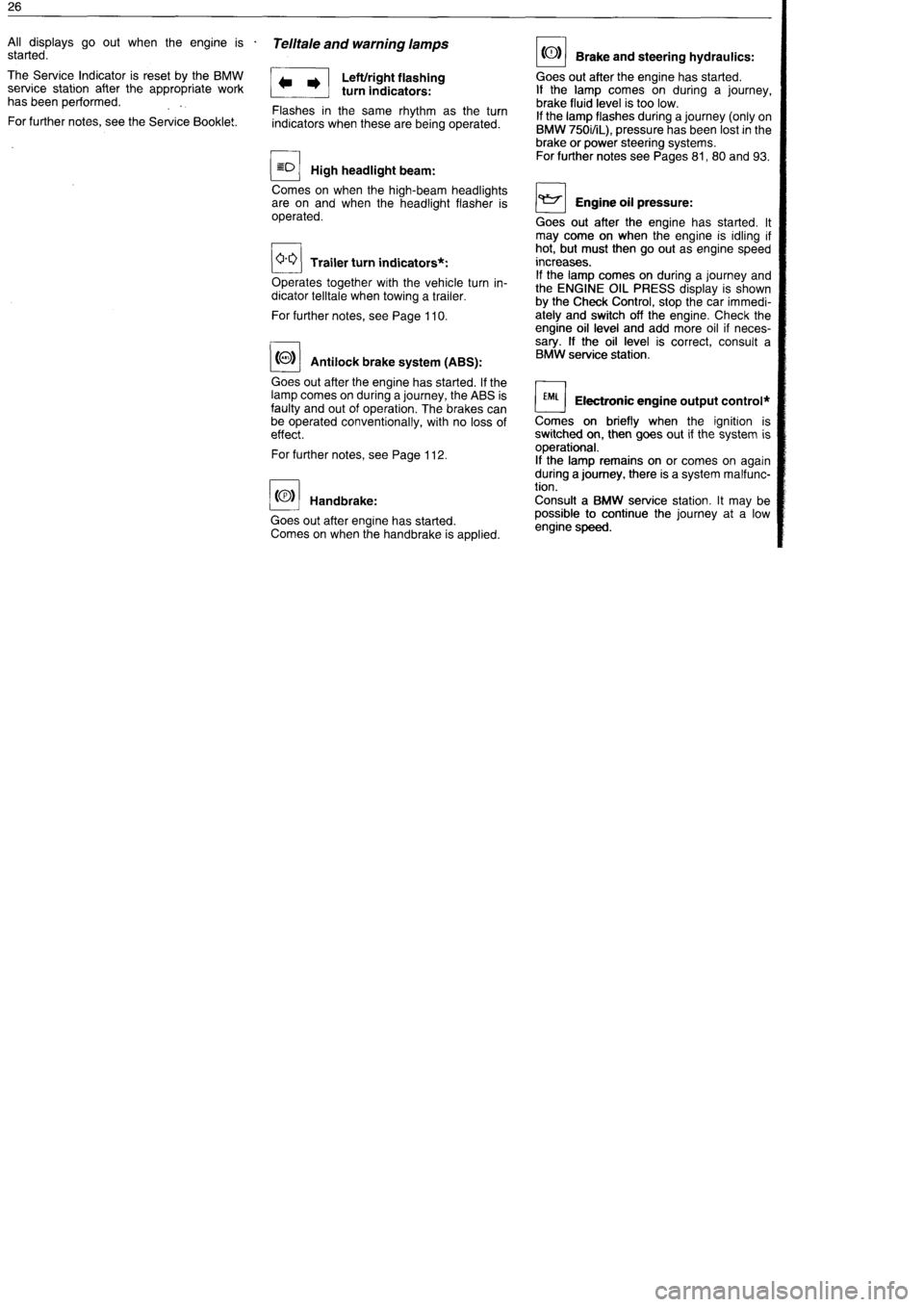 BMW M60 1992 Owners Manual BMW M60 1992 Owners Manual