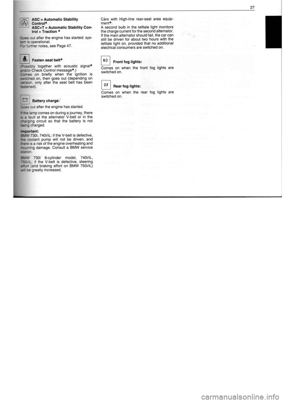 BMW M60 1992 Owners Manual BMW M60 1992 Owners Manual
