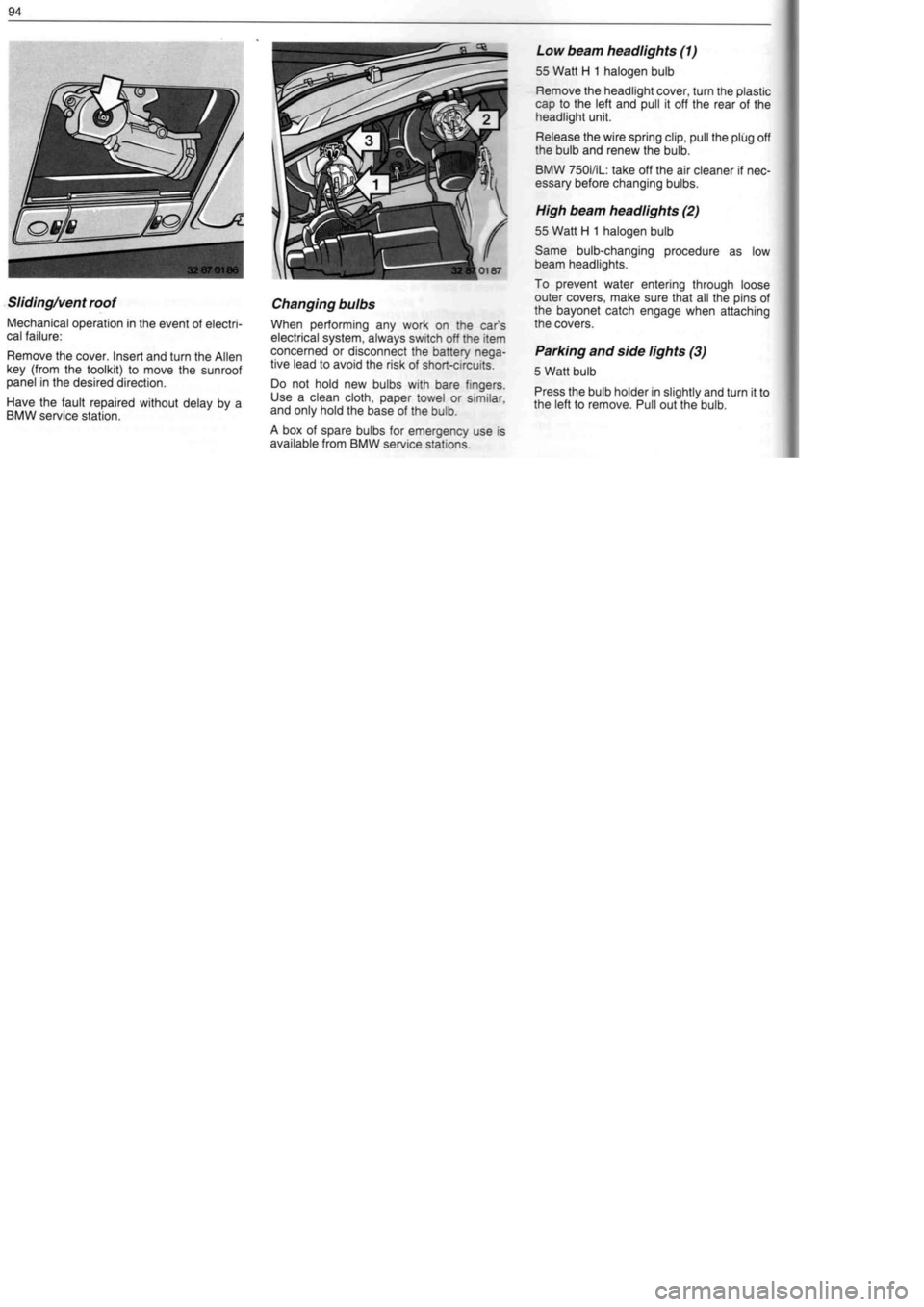 BMW M60 1992 Owners Manual BMW M60 1992 Owners Manual