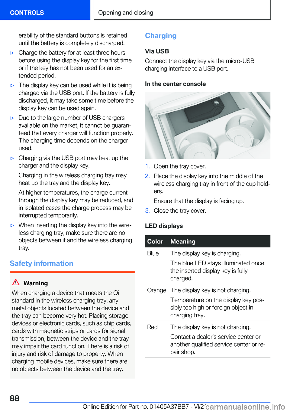 BMW M8 2022 Manual Online �e�r�a�b�i�l�i�t�y��o�f��t�h�e��s�t�a�n�d�a�r�d��b�u�t�t�o�n�s��i�s��r�e�t�a�i�n�e�d�u�n�t�i�l��t�h�e��b�a�t�t�e�r�y��i�s��c�o�m�p�l�e�t�e�l�y��d�i�s�c�h�a�r�g�e�d�.'x�C�h�a�r�g�e��t�h