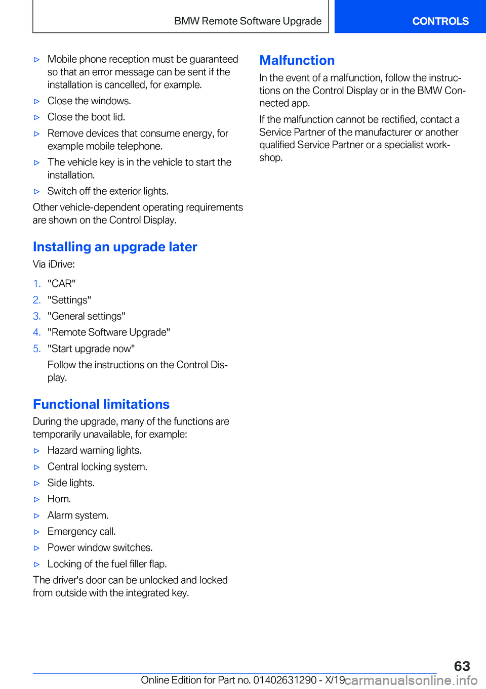 BMW M8 2020 Repair Manual 'x�M�o�b�i�l�e��p�h�o�n�e��r�e�c�e�p�t�i�o�n��m�u�s�t��b�e��g�u�a�r�a�n�t�e�e�d�s�o��t�h�a�t��a�n��e�r�r�o�r��m�e�s�s�a�g�e��c�a�n��b�e��s�e�n�t��i�f��t�h�e
�i�n�s�t�a�l�l�a�t�i�o�n�