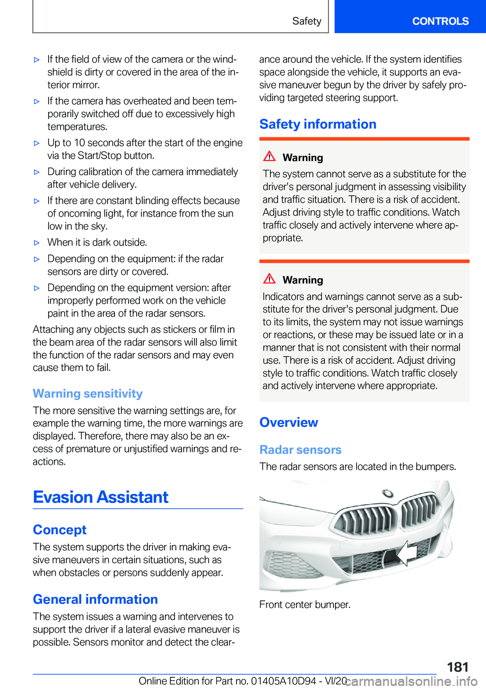 BMW M8 GRAN COUPE 2021  Owners Manual 'x�I�f��t�h�e��f�i�e�l�d��o�f��v�i�e�w��o�f��t�h�e��c�a�m�e�r�a��o�r��t�h�e��w�i�n�d#j�s�h�i�e�l�d��i�s��d�i�r�t�y��o�r��c�o�v�e�r�e�d��i�n��t�h�e��a�r�e�a��o�f��t�h�e��i�n#j
�