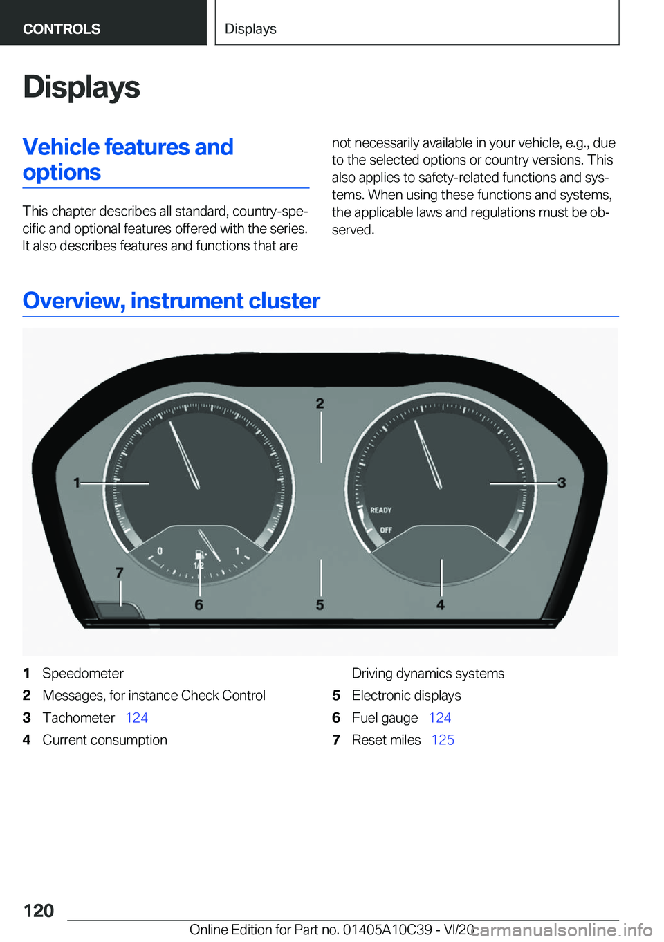 BMW X1 2021  Owners Manual �D�i�s�p�l�a�y�s�V�e�h�i�c�l�e��f�e�a�t�u�r�e�s��a�n�d�o�p�t�i�o�n�s
�T�h�i�s��c�h�a�p�t�e�r��d�e�s�c�r�i�b�e�s��a�l�l��s�t�a�n�d�a�r�d�,��c�o�u�n�t�r�y�-�s�p�e#j�c�i�f�i�c��a�n�d��o�p�t�i�o�