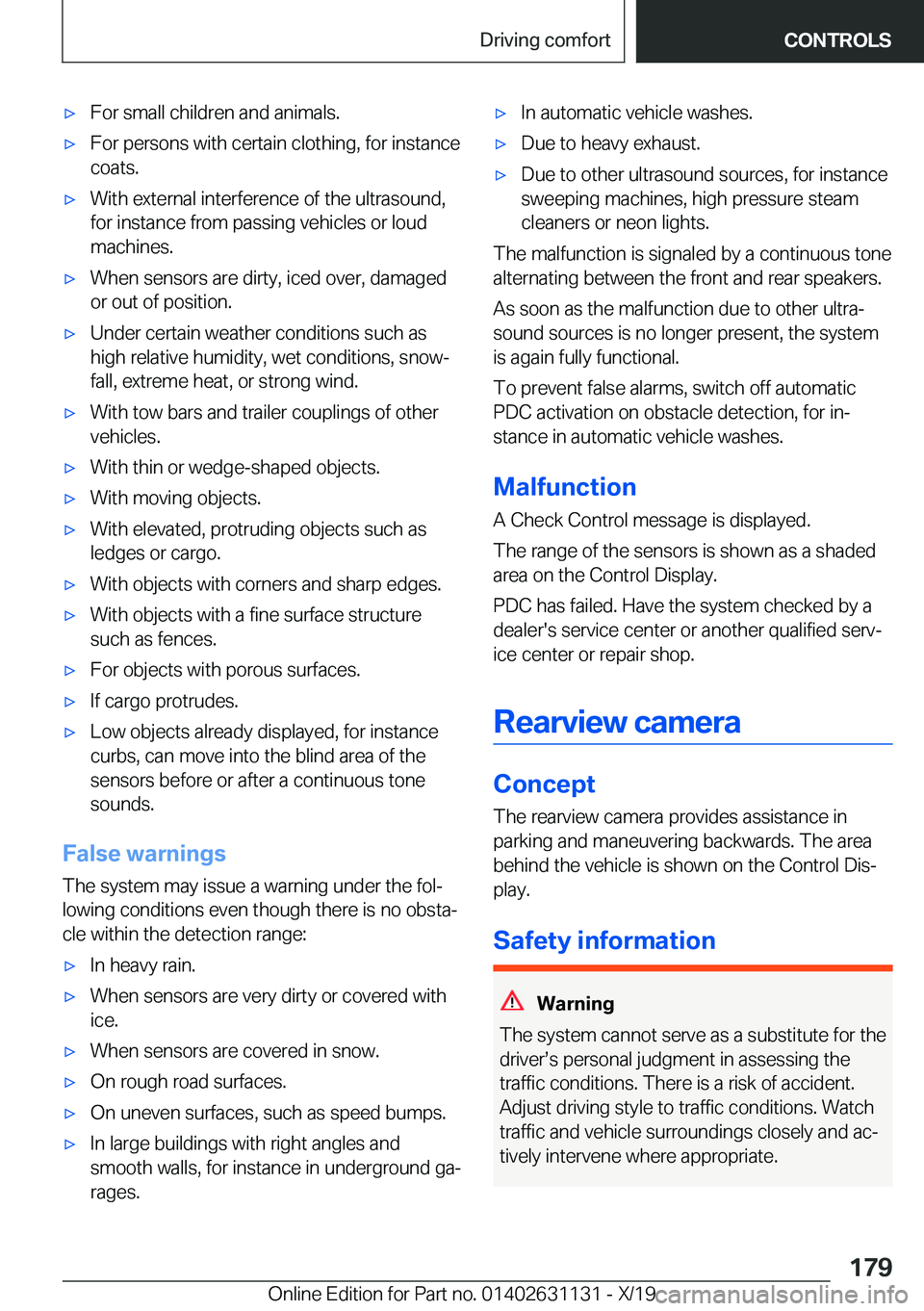 BMW X1 2020  Owners Manual 'x�F�o�r��s�m�a�l�l��c�h�i�l�d�r�e�n��a�n�d��a�n�i�m�a�l�s�.'x�F�o�r��p�e�r�s�o�n�s��w�i�t�h��c�e�r�t�a�i�n��c�l�o�t�h�i�n�g�,��f�o�r��i�n�s�t�a�n�c�e�c�o�a�t�s�.'x�W�i�t�h��e�x