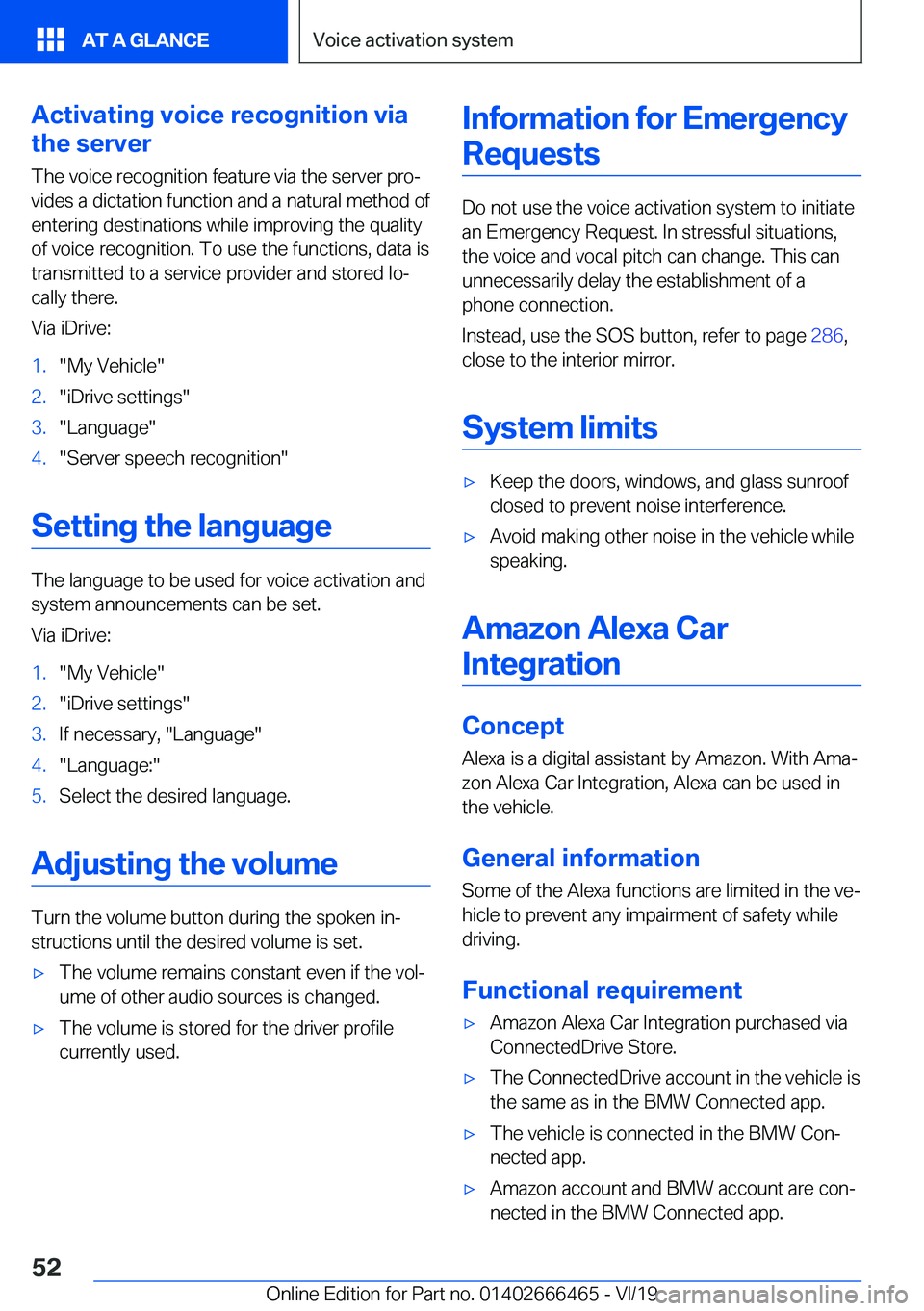 BMW X2 2020 Workshop Manual �A�c�t�i�v�a�t�i�n�g��v�o�i�c�e��r�e�c�o�g�n�i�t�i�o�n��v�i�a
�t�h�e��s�e�r�v�e�r
�T�h�e��v�o�i�c�e��r�e�c�o�g�n�i�t�i�o�n��f�e�a�t�u�r�e��v�i�a��t�h�e��s�e�r�v�e�r��p�r�oj
�v�i�d�e�s��a�