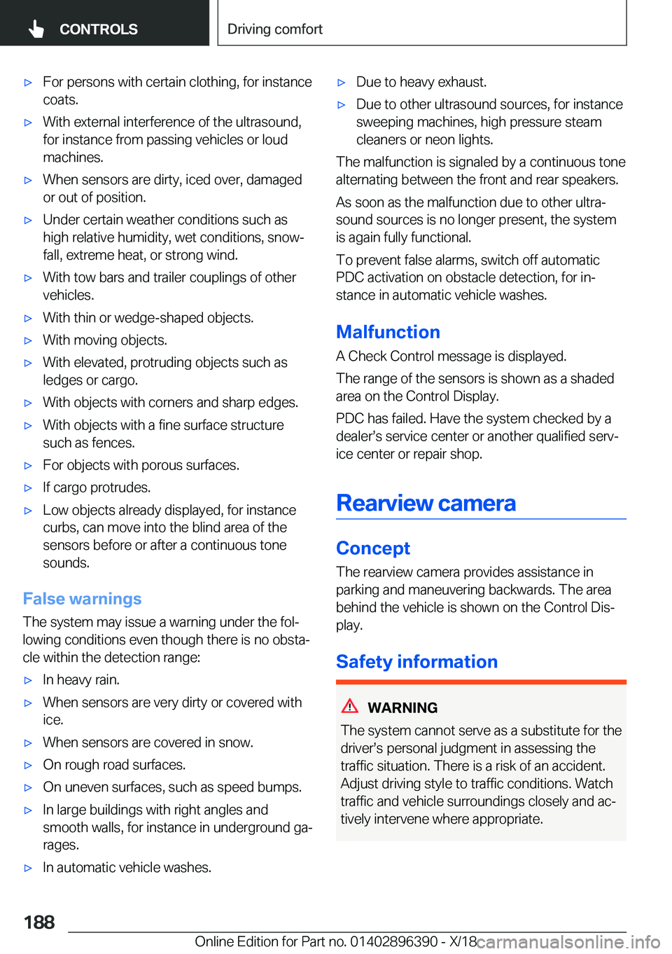 BMW X2 2019  Owners Manual 'x�F�o�r��p�e�r�s�o�n�s��w�i�t�h��c�e�r�t�a�i�n��c�l�o�t�h�i�n�g�,��f�o�r��i�n�s�t�a�n�c�e�c�o�a�t�s�.'x�W�i�t�h��e�x�t�e�r�n�a�l��i�n�t�e�r�f�e�r�e�n�c�e��o�f��t�h�e��u�l�t�r�a�s�o