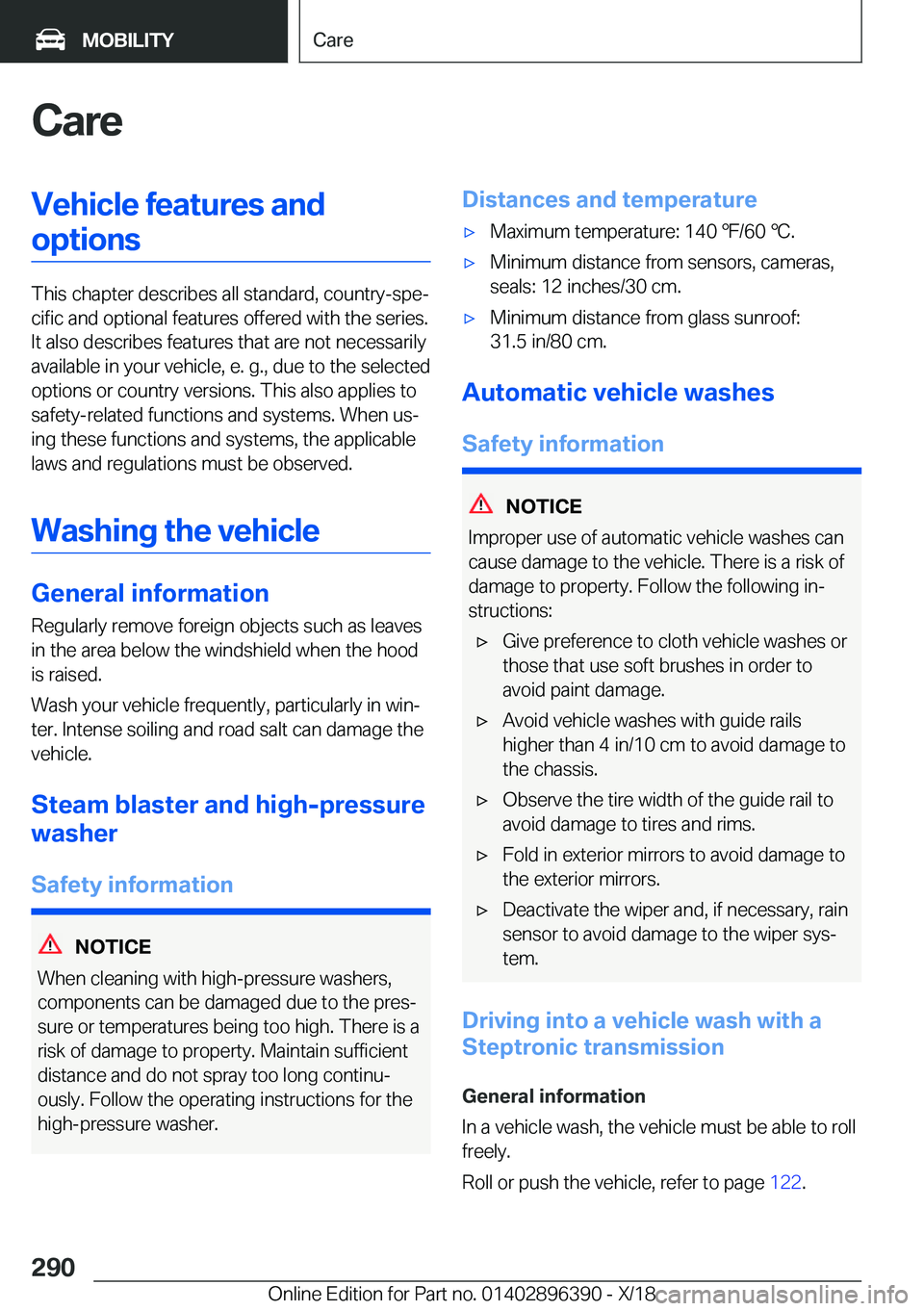 BMW X2 2019  Owners Manual �C�a�r�e�V�e�h�i�c�l�e��f�e�a�t�u�r�e�s��a�n�d�o�p�t�i�o�n�s
�T�h�i�s��c�h�a�p�t�e�r��d�e�s�c�r�i�b�e�s��a�l�l��s�t�a�n�d�a�r�d�,��c�o�u�n�t�r�y�-�s�p�ej�c�i�f�i�c��a�n�d��o�p�t�i�o�n�a�l��