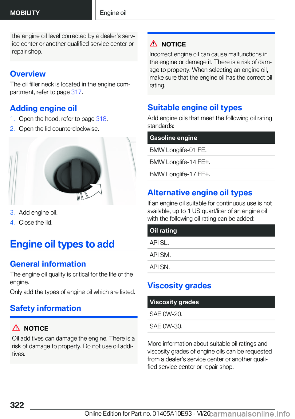 BMW X3 2021  Owners Manual �t�h�e��e�n�g�i�n�e��o�i�l��l�e�v�e�l��c�o�r�r�e�c�t�e�d��b�y��a��d�e�a�l�e�r#s�s��s�e�r�v#j�i�c�e��c�e�n�t�e�r��o�r��a�n�o�t�h�e�r��q�u�a�l�i�f�i�e�d��s�e�r�v�i�c�e��c�e�n�t�e�r��o�r
�