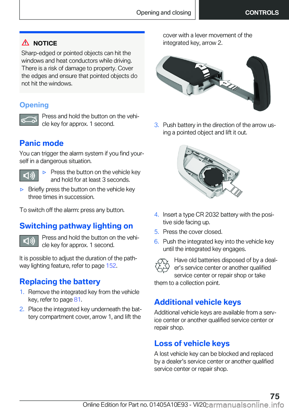 BMW X3 2021 Manual PDF �N�O�T�I�C�E
�S�h�a�r�p�-�e�d�g�e�d��o�r��p�o�i�n�t�e�d��o�b�j�e�c�t�s��c�a�n��h�i�t��t�h�e �w�i�n�d�o�w�s��a�n�d��h�e�a�t��c�o�n�d�u�c�t�o�r�s��w�h�i�l�e��d�r�i�v�i�n�g�.�T�h�e�r�e��i�s�