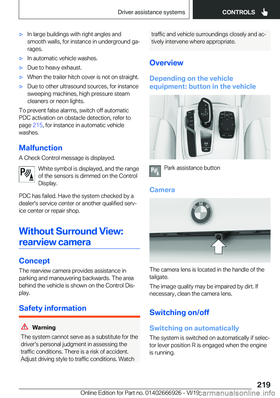 BMW X3 2020  Owners Manual 'x�I�n��l�a�r�g�e��b�u�i�l�d�i�n�g�s��w�i�t�h��r�i�g�h�t��a�n�g�l�e�s��a�n�d�s�m�o�o�t�h��w�a�l�l�s�,��f�o�r��i�n�s�t�a�n�c�e��i�n��u�n�d�e�r�g�r�o�u�n�d��g�aj
�r�a�g�e�s�.'x�I�n�