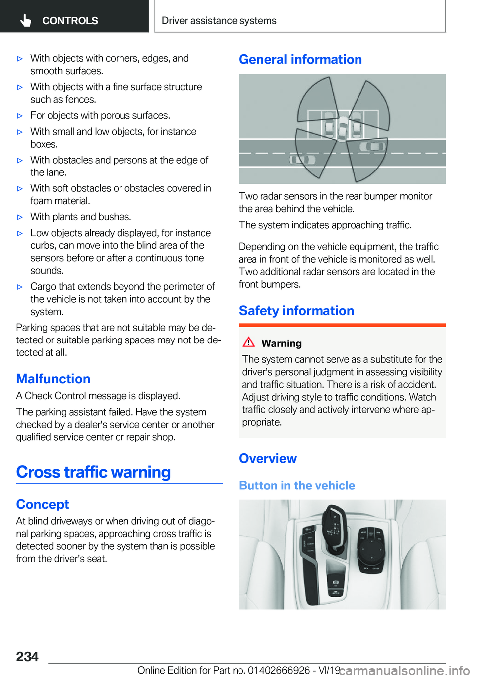 BMW X3 2020  Owners Manual 'x�W�i�t�h��o�b�j�e�c�t�s��w�i�t�h��c�o�r�n�e�r�s�,��e�d�g�e�s�,��a�n�d
�s�m�o�o�t�h��s�u�r�f�a�c�e�s�.'x�W�i�t�h��o�b�j�e�c�t�s��w�i�t�h��a��f�i�n�e��s�u�r�f�a�c�e��s�t�r�u�c�t�u�