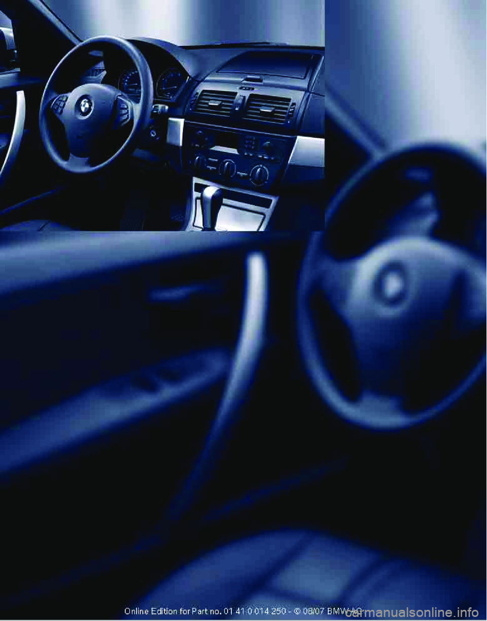 BMW X3 3.0SI 2008 User Guide BMW X3 3.0SI 2008 User Guide
