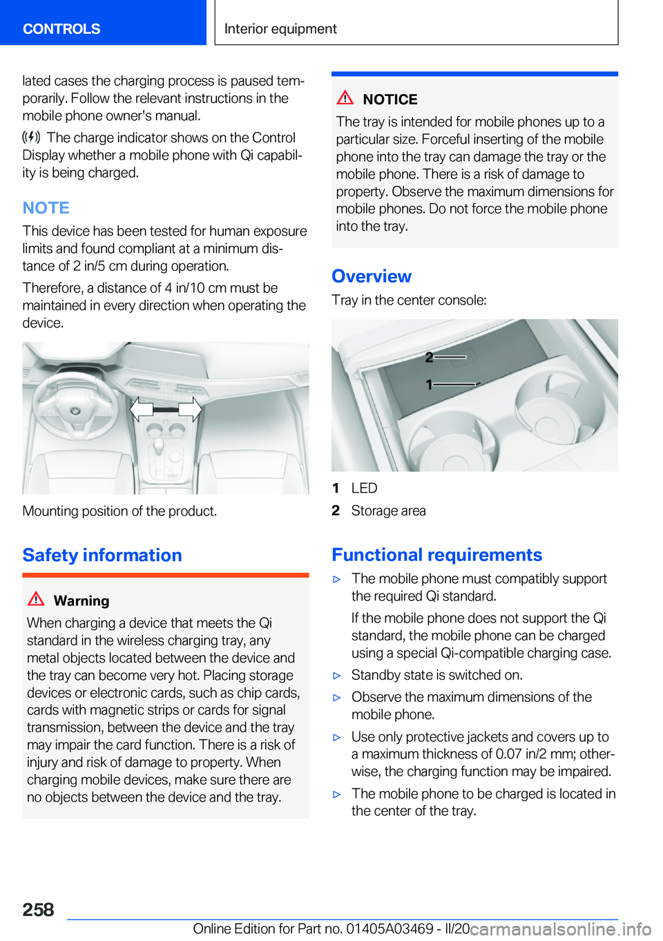 BMW X3 M 2021  Owners Manual �l�a�t�e�d��c�a�s�e�s��t�h�e��c�h�a�r�g�i�n�g��p�r�o�c�e�s�s��i�s��p�a�u�s�e�d��t�e�m#j�p�o�r�a�r�i�l�y�.��F�o�l�l�o�w��t�h�e��r�e�l�e�v�a�n�t��i�n�s�t�r�u�c�t�i�o�n�s��i�n��t�h�e
�m�o�b�