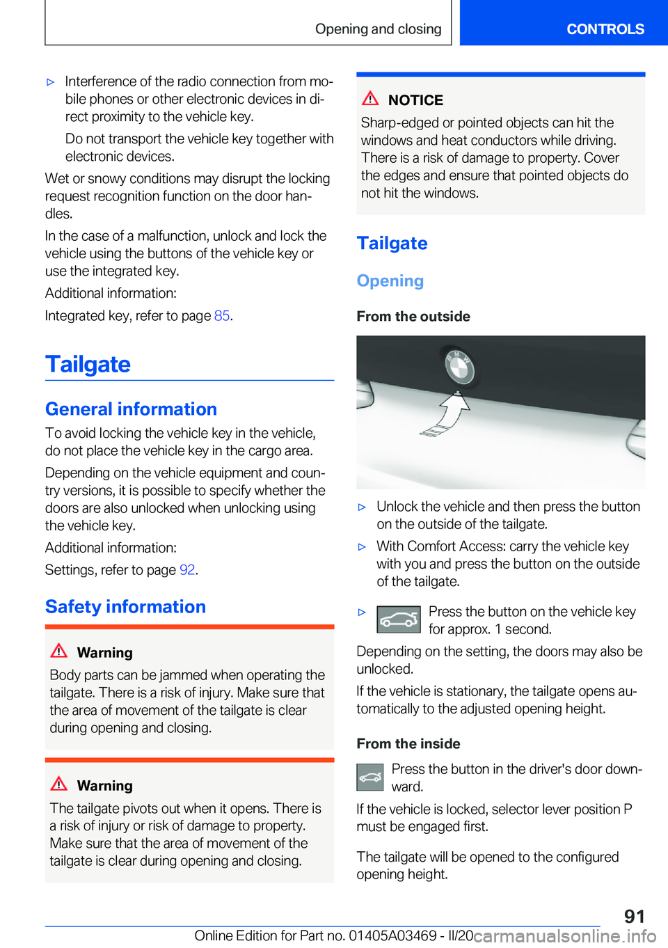 BMW X3 M 2021  Owners Manual 'x�I�n�t�e�r�f�e�r�e�n�c�e��o�f��t�h�e��r�a�d�i�o��c�o�n�n�e�c�t�i�o�n��f�r�o�m��m�o#j
�b�i�l�e��p�h�o�n�e�s��o�r��o�t�h�e�r��e�l�e�c�t�r�o�n�i�c��d�e�v�i�c�e�s��i�n��d�i#j
�r�e�c�t�