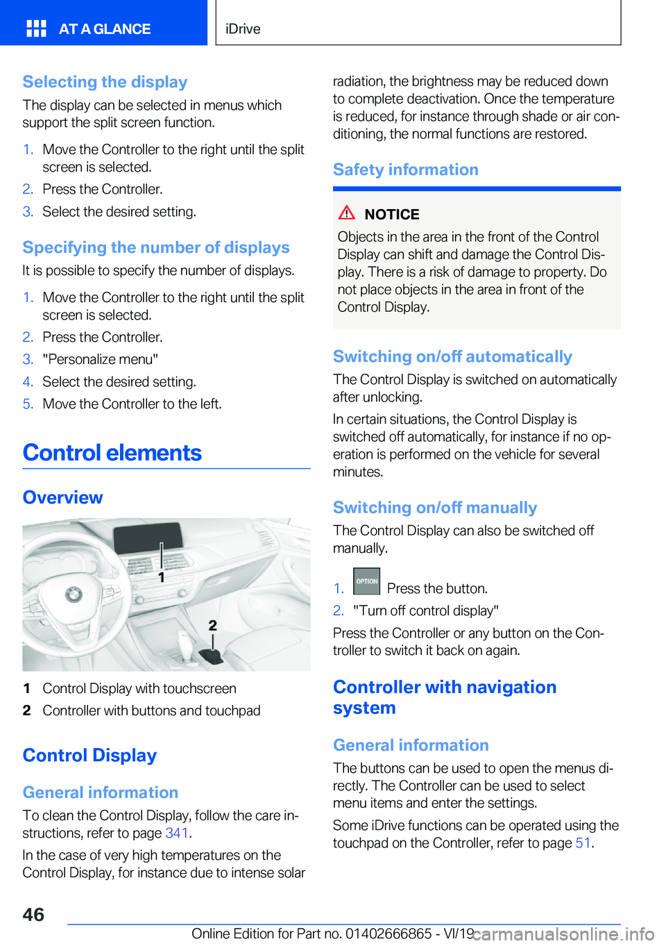 BMW X3 M 2020 Service Manual �S�e�l�e�c�t�i�n�g��t�h�e��d�i�s�p�l�a�y�T�h�e��d�i�s�p�l�a�y��c�a�n��b�e��s�e�l�e�c�t�e�d��i�n��m�e�n�u�s��w�h�i�c�h
�s�u�p�p�o�r�t��t�h�e��s�p�l�i�t��s�c�r�e�e�n��f�u�n�c�t�i�o�n�.�1�.�