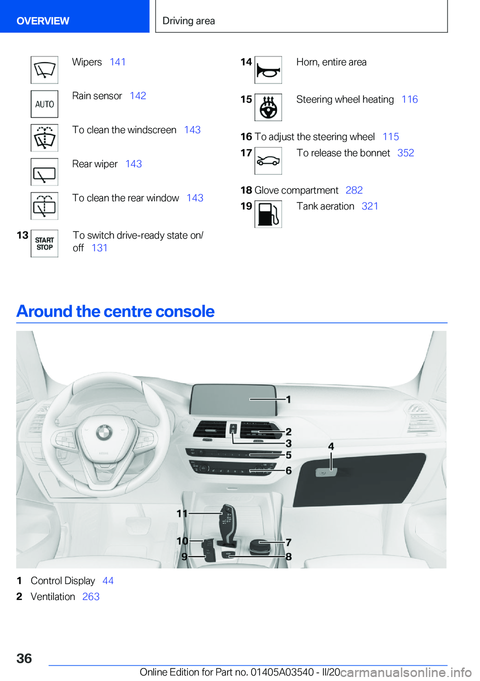 BMW X3 PLUG-IN HYBRID 2020 Owners Guide �W�i�p�e�r�s\_�1�4�1�R�a�i�n��s�e�n�s�o�r\_ �1�4�2�T�o��c�l�e�a�n��t�h�e��w�i�n�d�s�c�r�e�e�n\_ �1�4�3�R�e�a�r��w�i�p�e�r\_�1�4�3�T�o��c�l�e�a�n��t�h�e��r�e�a�r��w�i�n�d�o�w\_ �1�4�