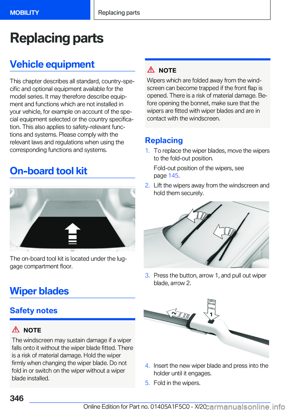 BMW X4 M 2021  Owners Manual �R�e�p�l�a�c�i�n�g��p�a�r�t�s�V�e�h�i�c�l�e��e�q�u�i�p�m�e�n�t
�T�h�i�s��c�h�a�p�t�e�r��d�e�s�c�r�i�b�e�s��a�l�l��s�t�a�n�d�a�r�d�,��c�o�u�n�t�r�y�-�s�p�ej�c�i�f�i�c��a�n�d��o�p�t�i�o�n�a�l�