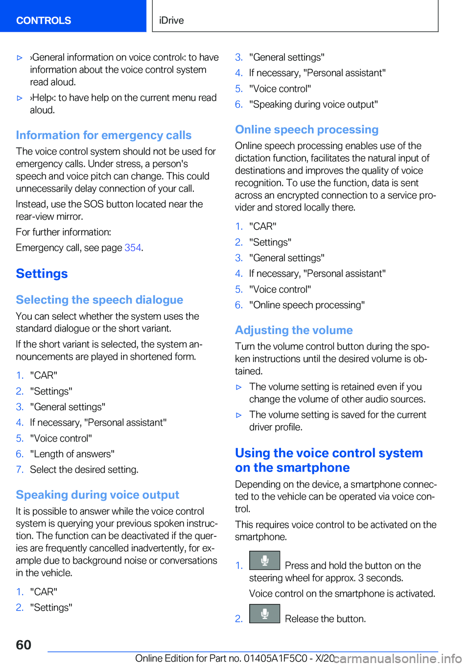 BMW X4 M 2021 Workshop Manual 'x