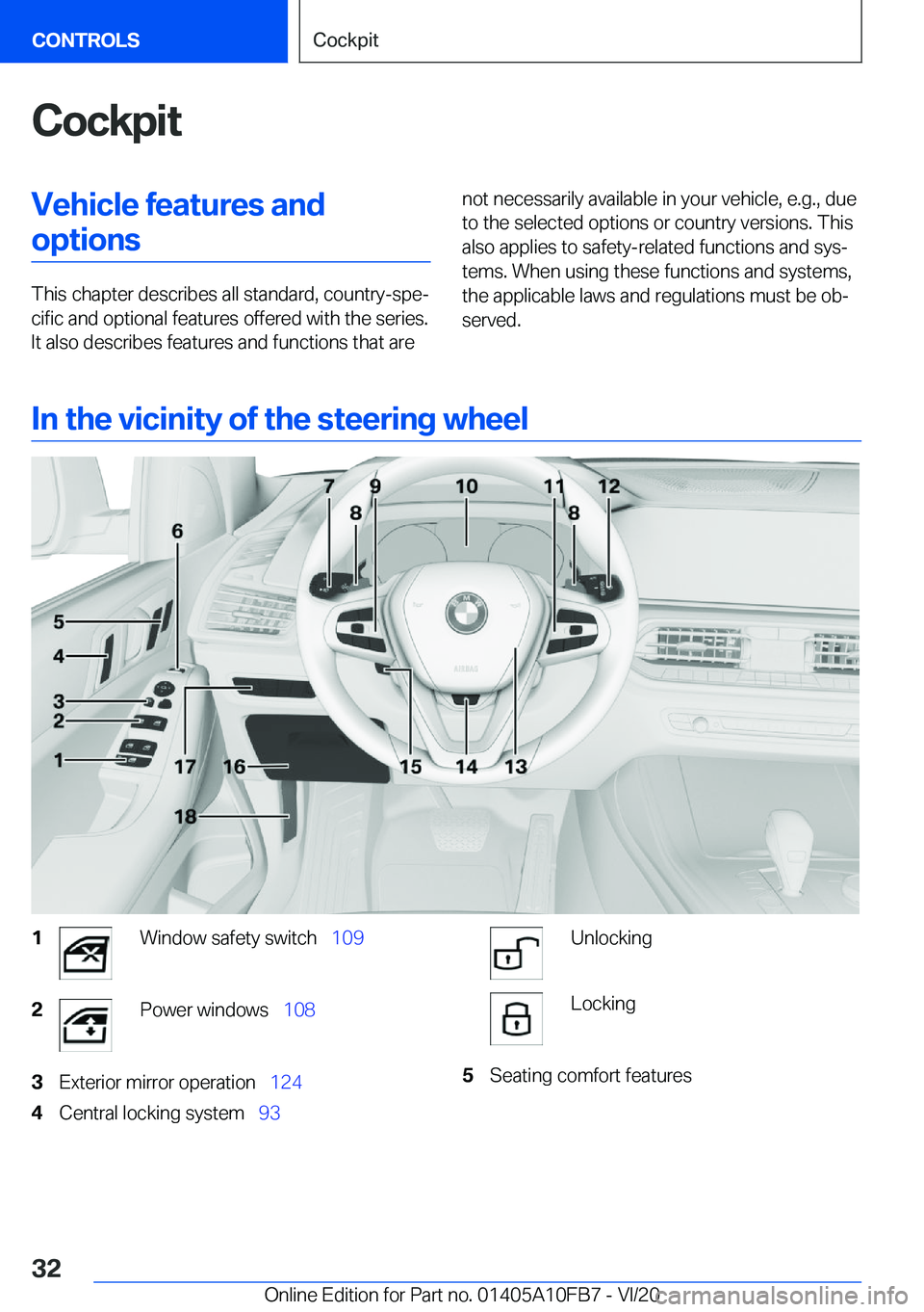BMW X5 2021 Owners Guide �C�o�c�k�p�i�t�V�e�h�i�c�l�e��f�e�a�t�u�r�e�s��a�n�d�o�p�t�i�o�n�s
�T�h�i�s��c�h�a�p�t�e�r��d�e�s�c�r�i�b�e�s��a�l�l��s�t�a�n�d�a�r�d�,��c�o�u�n�t�r�y�-�s�p�e#j�c�i�f�i�c��a�n�d��o�p�t�i�o�n�