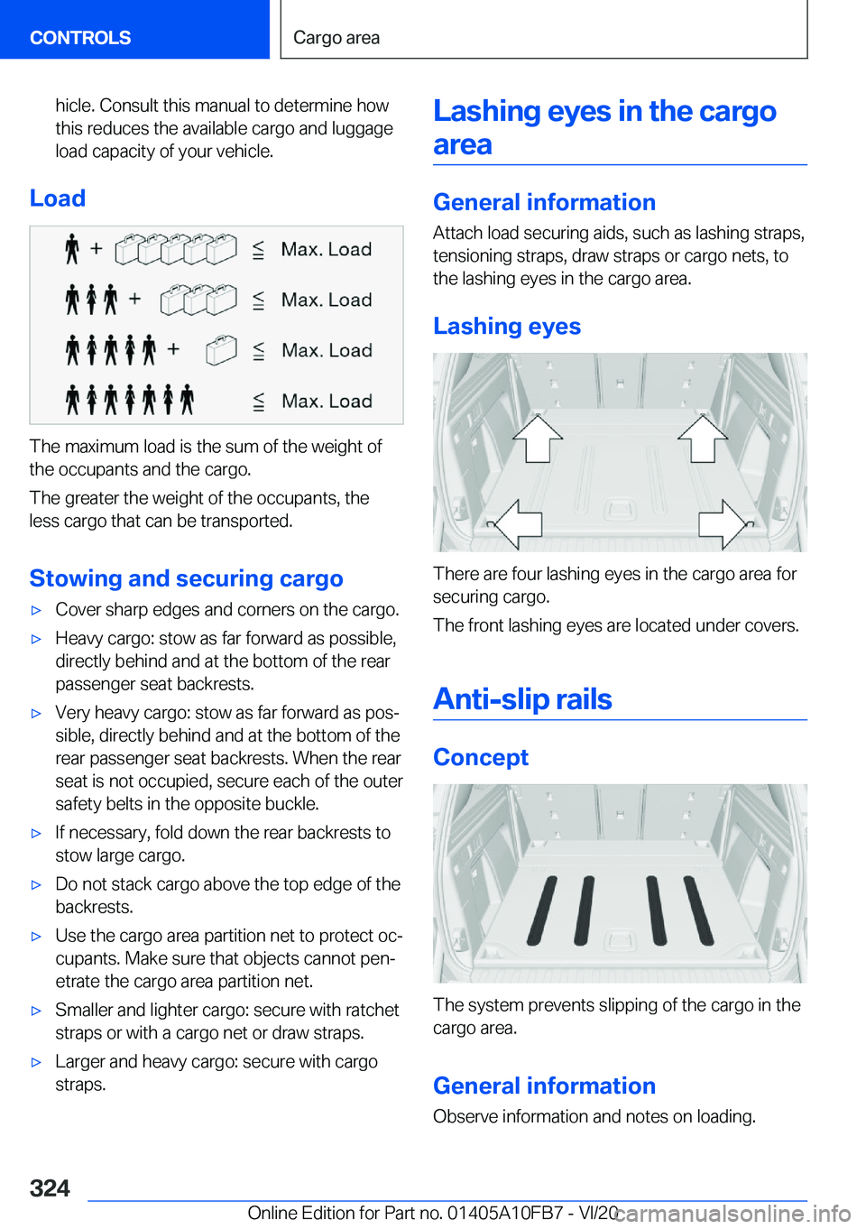 BMW X5 2021  Owners Manual �h�i�c�l�e�.��C�o�n�s�u�l�t��t�h�i�s��m�a�n�u�a�l��t�o��d�e�t�e�r�m�i�n�e��h�o�w�t�h�i�s��r�e�d�u�c�e�s��t�h�e��a�v�a�i�l�a�b�l�e��c�a�r�g�o��a�n�d��l�u�g�g�a�g�e�l�o�a�d��c�a�p�a�c�i�t�y
