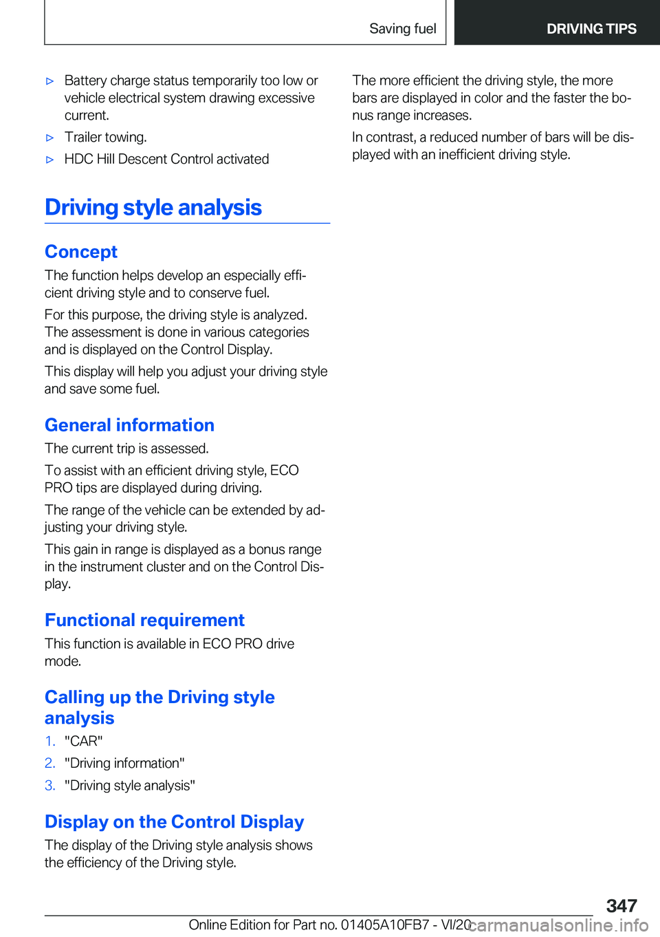 BMW X5 2021  Owners Manual 'x�B�a�t�t�e�r�y��c�h�a�r�g�e��s�t�a�t�u�s��t�e�m�p�o�r�a�r�i�l�y��t�o�o��l�o�w��o�r�v�e�h�i�c�l�e��e�l�e�c�t�r�i�c�a�l��s�y�s�t�e�m��d�r�a�w�i�n�g��e�x�c�e�s�s�i�v�e�c�u�r�r�e�n�t�.'