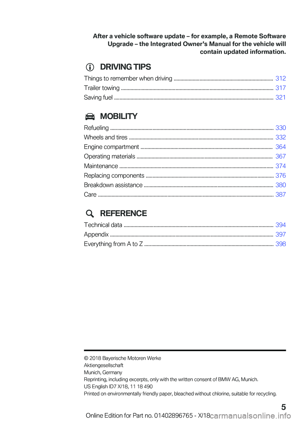 BMW X5 2019  Owners Manual �D�R�I�V�I�N�G��T�I�P�S
�T�h�i�n�g�s��t�o��r�e�m�e�m�b�e�r��w�h�e�n��d�r�i�v�i�n�g��.�.�.�.�.�.�.�.�.�.�.�.�.�.�.�.�.�.�.�.�.�.�.�.�.�.�.�.�.�.�.�.�.�.�.�.�.�.�.�.�.�.�.�.�.�.�.�.�.�.�.�.�.�.�.�