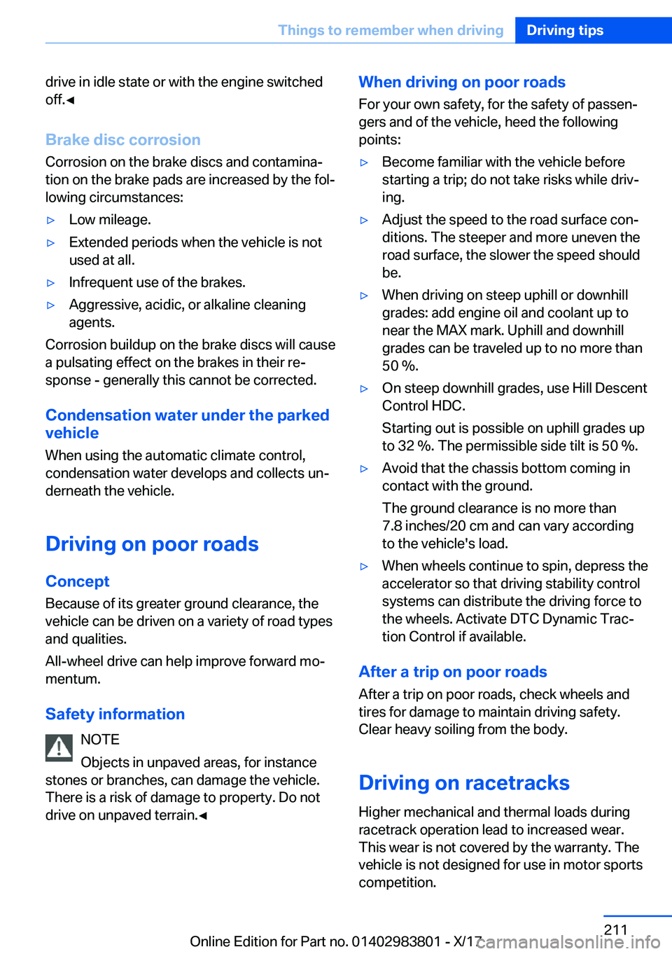 BMW X5 2018  Owners Manual �d�r�i�v�e� �i�n� �i�d�l�e� �s�t�a�t�e� �o�r� �w�i�t�h� �t�h�e� �e�n�g�i�n�e� �s�w�i�t�c�h�e�d�o�f�f�.'