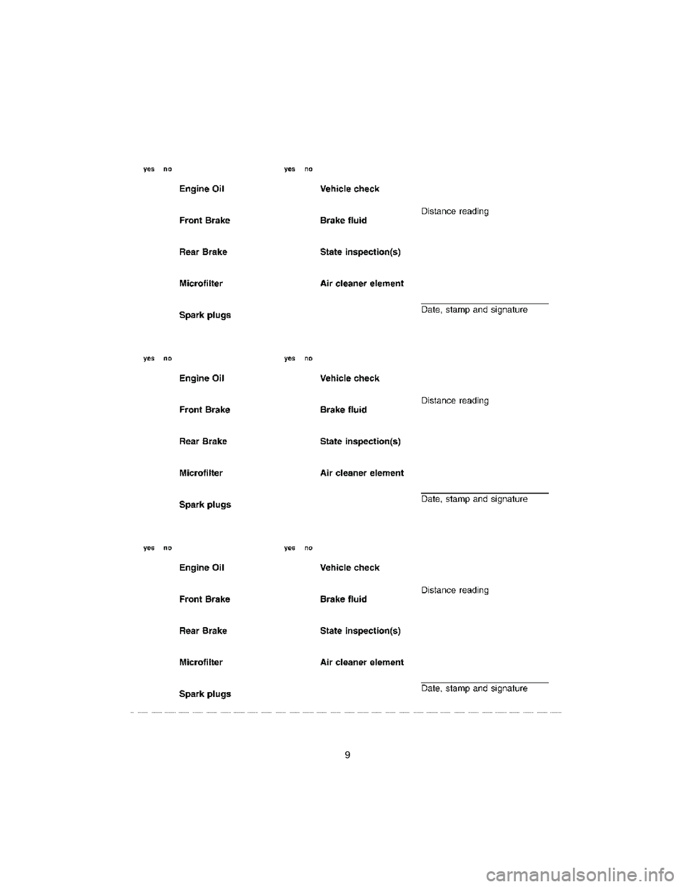 BMW X5 3.0I 2007 User Guide 9 