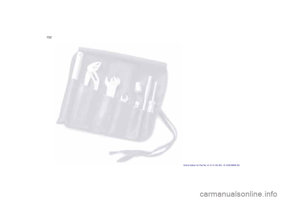 BMW X5 4.4I 2000 Owners Manual 152n BMW X5 4.4I 2000 Owners Manual 152n