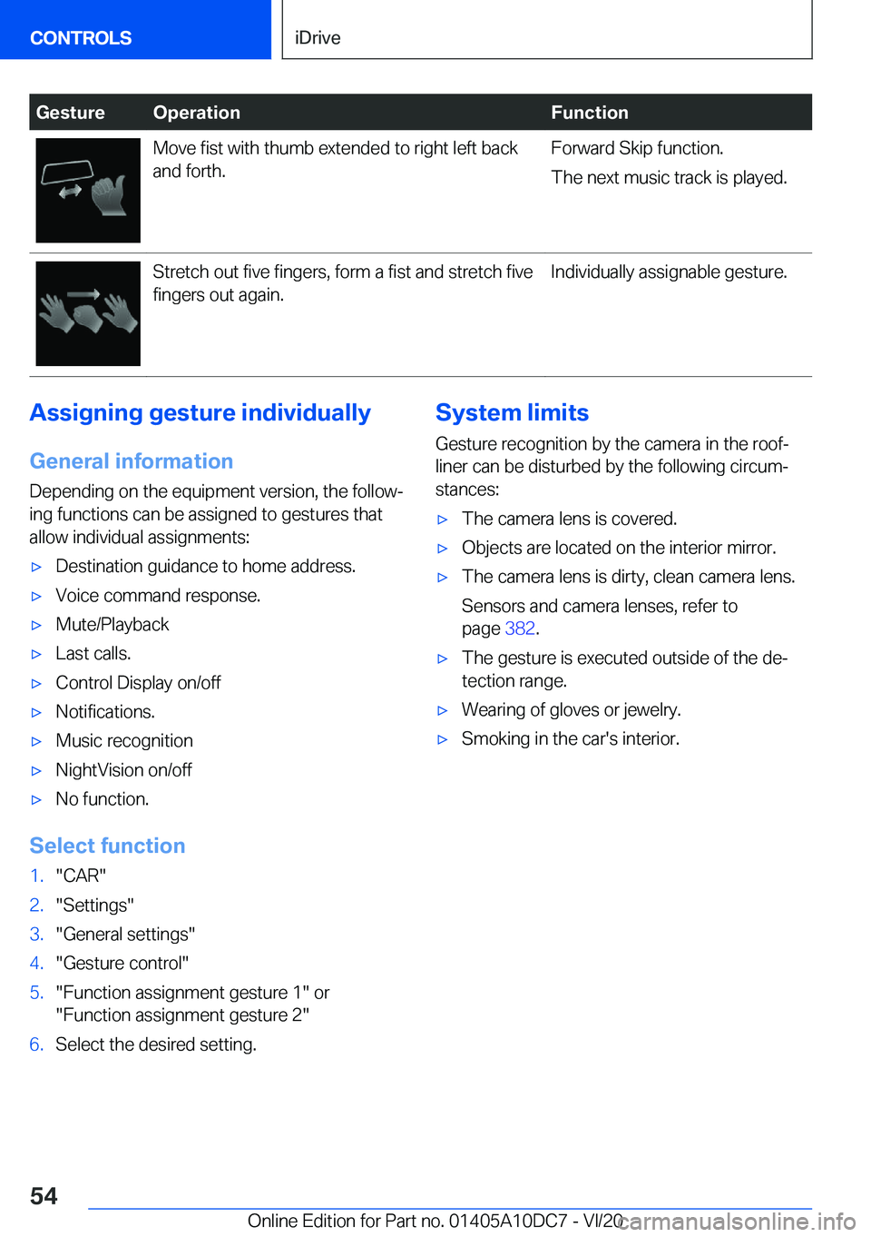 BMW X5M 2021 Workshop Manual �G�e�s�t�u�r�e�O�p�e�r�a�t�i�o�n�F�u�n�c�t�i�o�n�M�o�v�e��f�i�s�t��w�i�t�h��t�h�u�m�b��e�x�t�e�n�d�e�d��t�o��r�i�g�h�t��l�e�f�t��b�a�c�k�a�n�d��f�o�r�t�h�.�F�o�r�w�a�r�d��S�k�i�p��f�u�n�c�t