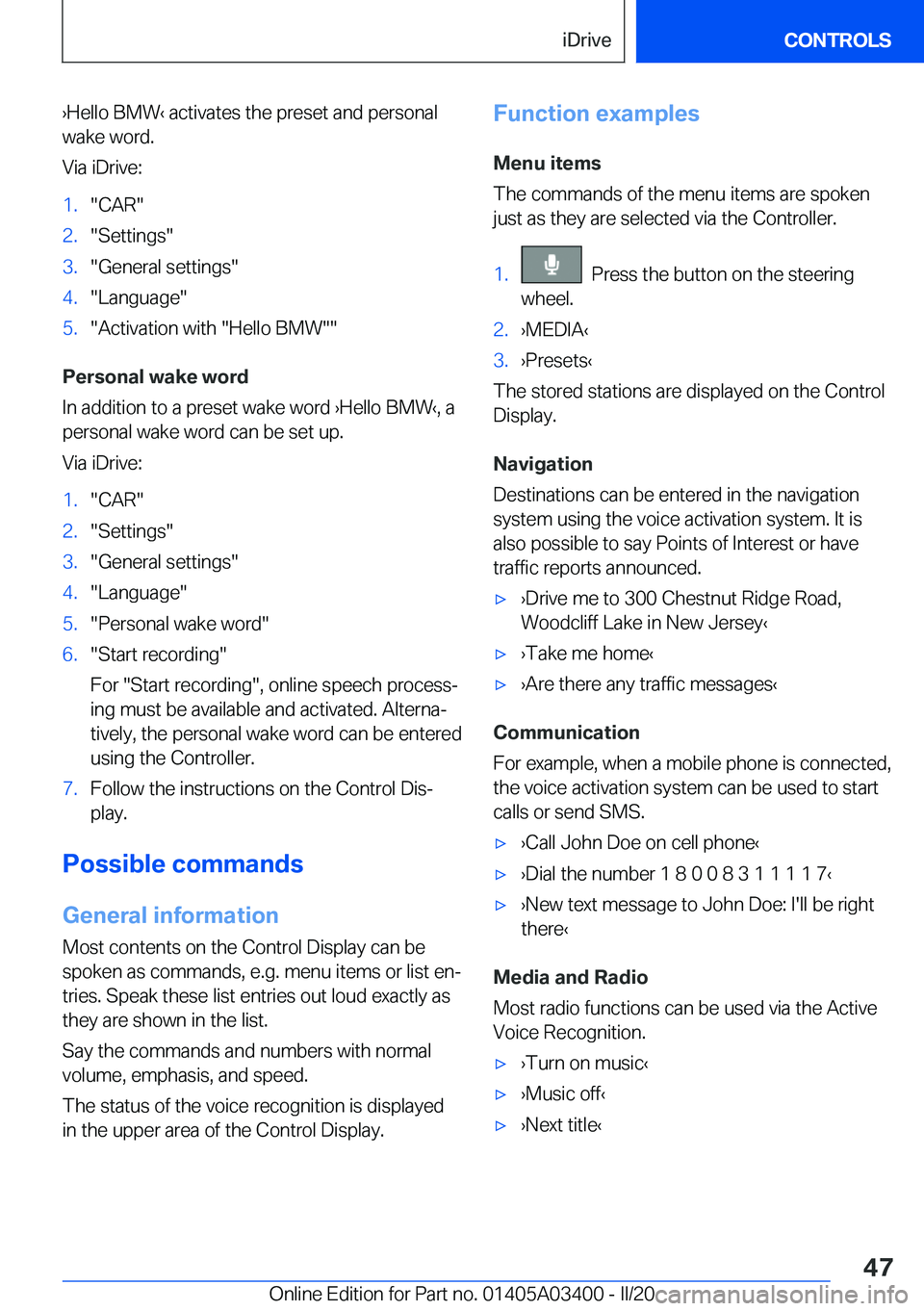 BMW X5M 2020 Service Manual #