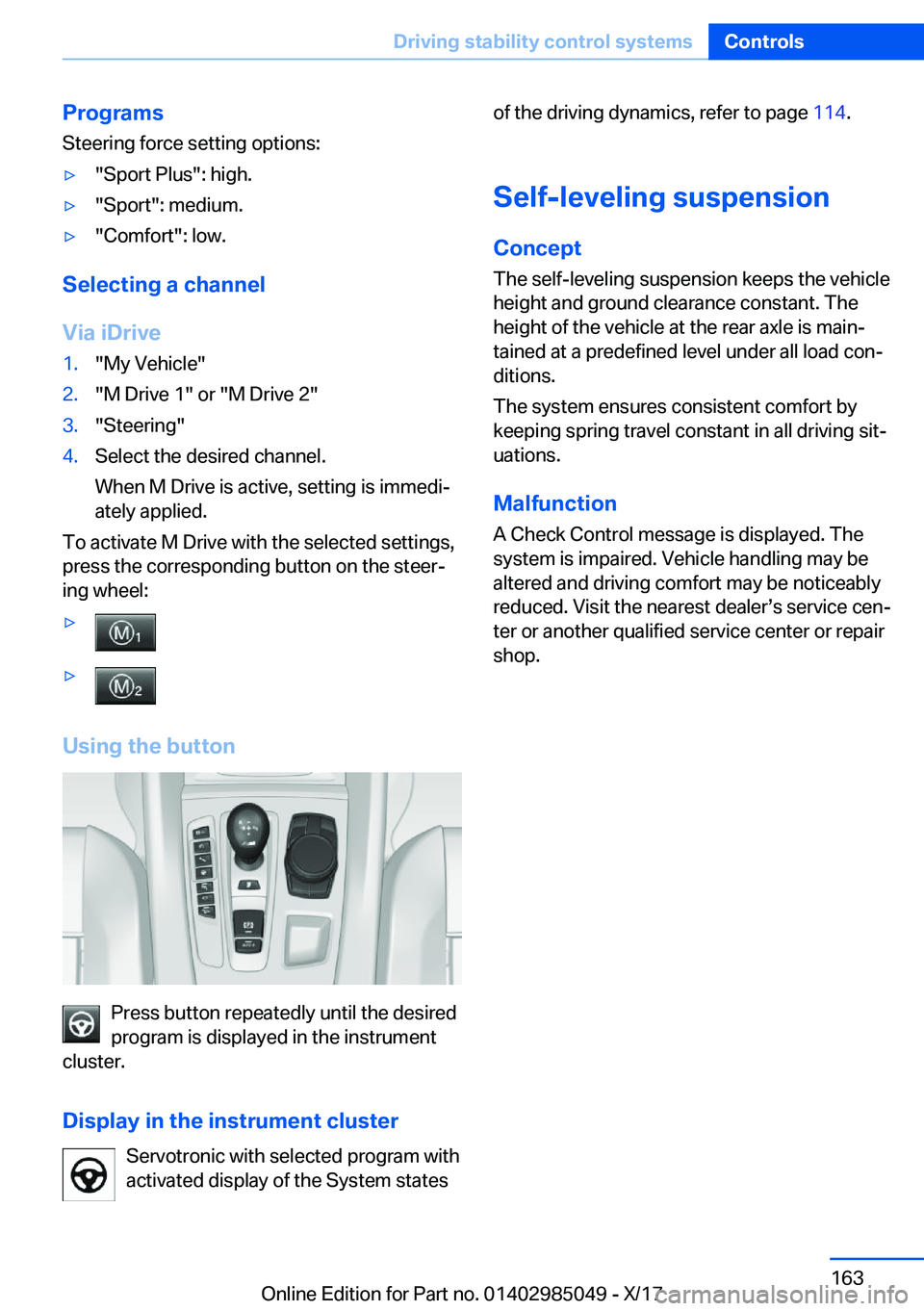 BMW X5M 2018  Owners Manual �P�r�o�g�r�a�m�s�S�t�e�e�r�i�n�g� �f�o�r�c�e� �s�e�t�t�i�n�g� �o�p�t�i�o�n�s�:'y�"�S�p�o�r�t� �P�l�u�s�"�:� �h�i�g�h�.'y�"�S�p�o�r�t�"�:� �m�e�d�i�u�m�.'y�"�C�o�m�f�o�r