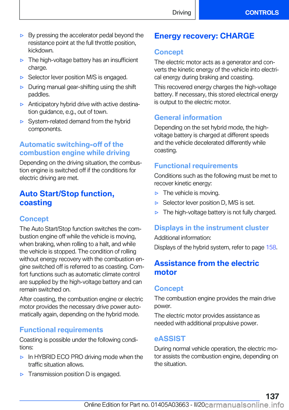 BMW X5 PLUG-IN HYBRID 2021  Owners Manual 'x�B�y��p�r�e�s�s�i�n�g��t�h�e��a�c�c�e�l�e�r�a�t�o�r��p�e�d�a�l��b�e�y�o�n�d��t�h�e�r�e�s�i�s�t�a�n�c�e��p�o�i�n�t��a�t��t�h�e��f�u�l�l��t�h�r�o�t�t�l�e��p�o�s�i�t�i�o�n�,
�k�i�c�k�d�
