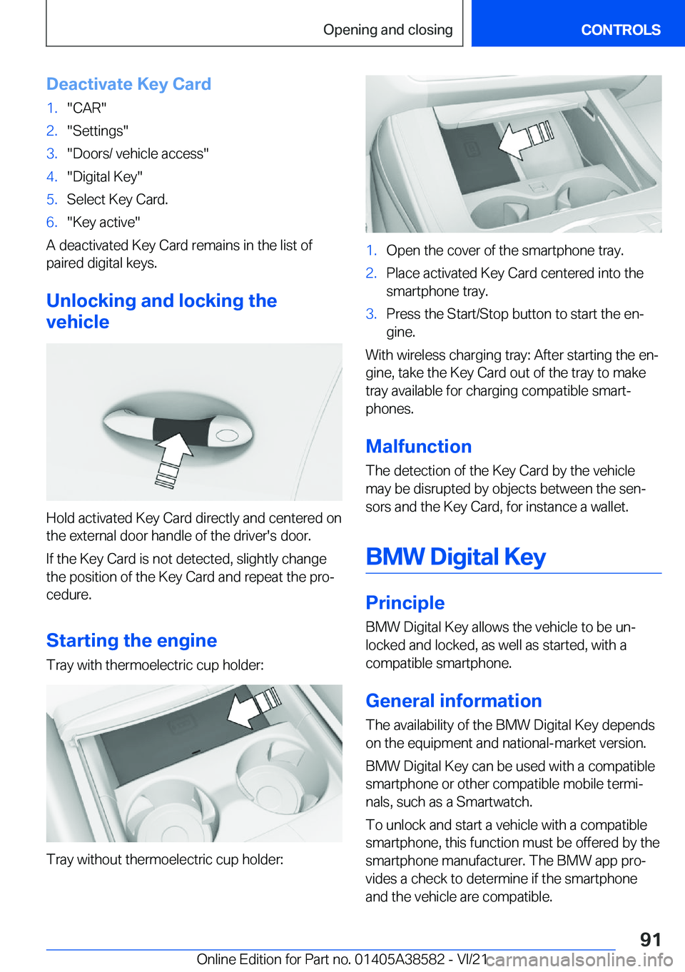 BMW X6 2022  Owners Manual �D�e�a�c�t�i�v�a�t�e��K�e�y��C�a�r�d�1�.�"�C�A�R�"�2�.�"�S�e�t�t�i�n�g�s�"�3�.�"�D�o�o�r�s�/��v�e�h�i�c�l�e��a�c�c�e�s�s�"�4�.�"�D�i�g�i�t�a�l��K�e�y�"�5�.�S�e�l�e
