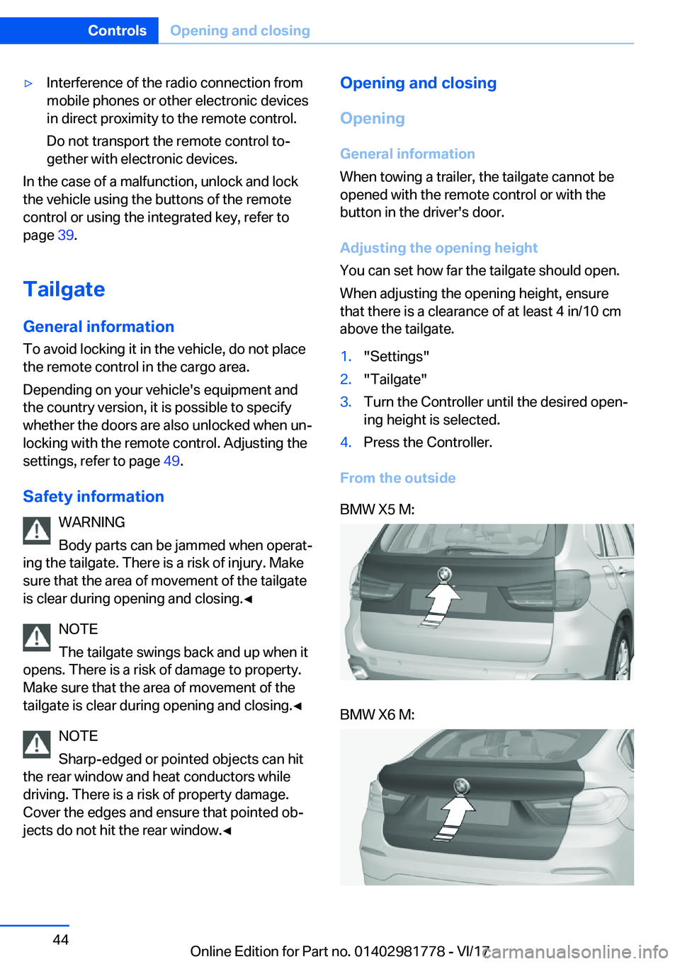 BMW X6 M 2018 Service Manual 'y�I�n�t�e�r�f�e�r�e�n�c�e� �o�f� �t�h�e� �r�a�d�i�o� �c�o�n�n�e�c�t�i�o�n� �f�r�o�m�m�o�b�i�l�e� �p�h�o�n�e�s� �o�r� �o�t�h�e�r� �e�l�e�c�t�r�o�n�i�c� �d�e�v�i�c�e�s
�i�n� �d�i�r�e�c�t� �p�r�o�x�