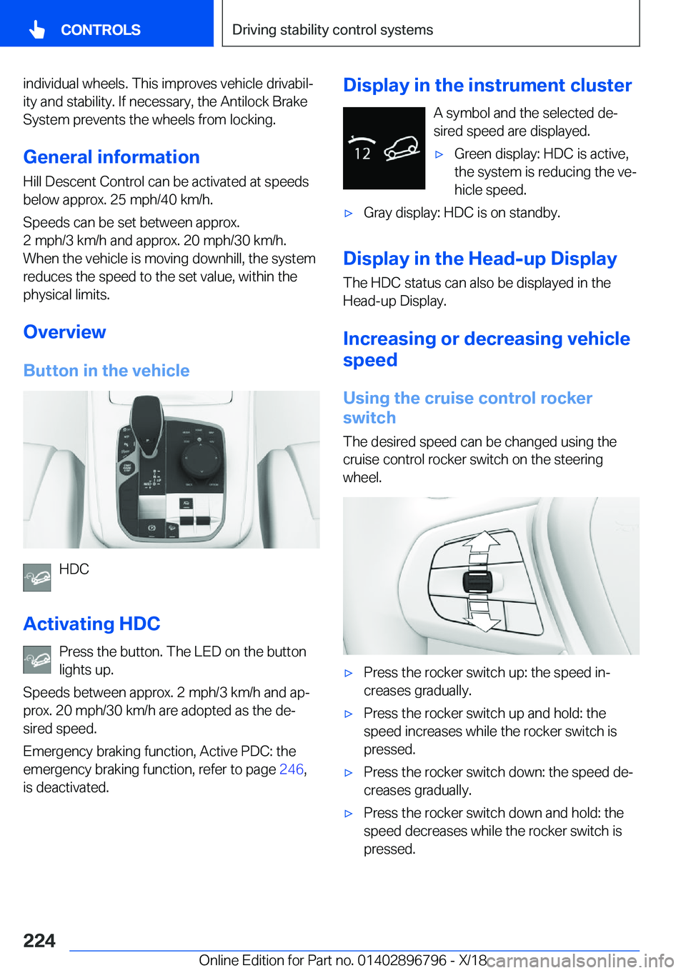 BMW X7 2019  Owners Manual �i�n�d�i�v�i�d�u�a�l��w�h�e�e�l�s�.��T�h�i�s��i�m�p�r�o�v�e�s��v�e�h�i�c�l�e��d�r�i�v�a�b�i�lj�i�t�y��a�n�d��s�t�a�b�i�l�i�t�y�.��I�f��n�e�c�e�s�s�a�r�y�,��t�h�e��A�n�t�i�l�o�c�k��B�r�a�k