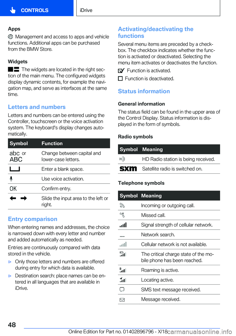 BMW X7 2019 Service Manual �A�p�p�s
���M�a�n�a�g�e�m�e�n�t��a�n�d��a�c�c�e�s�s��t�o��a�p�p�s��a�n�d��v�e�h�i�c�l�e
�f�u�n�c�t�i�o�n�s�.��A�d�d�i�t�i�o�n�a�l��a�p�p�s��c�a�n��b�e��p�u�r�c�h�a�s�e�d
�f�r�o�m��t�h�e�