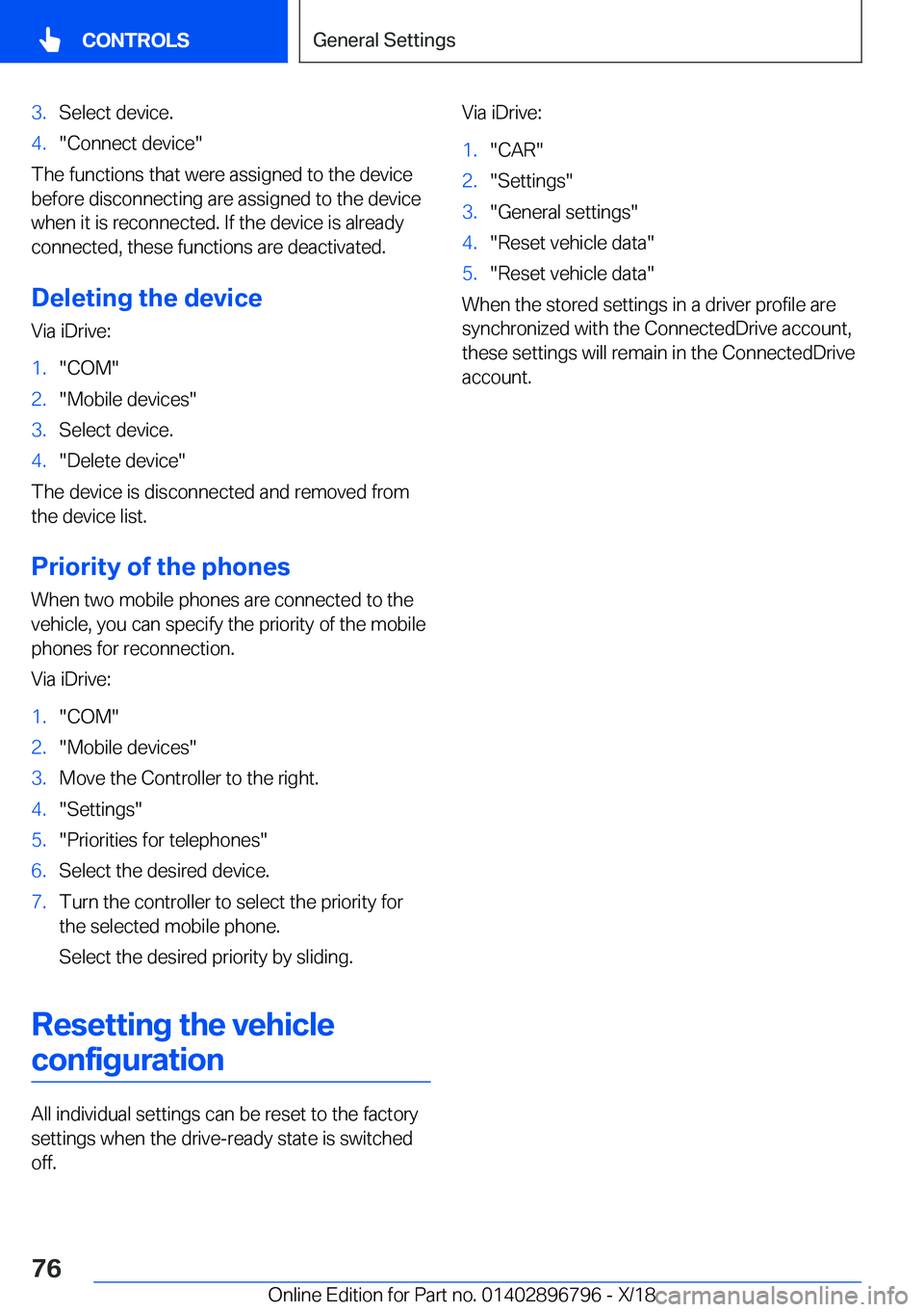 BMW X7 2019 Manual PDF �3�.�S�e�l�e�c�t��d�e�v�i�c�e�.�4�.��C�o�n�n�e�c�t��d�e�v�i�c�e�
�T�h�e��f�u�n�c�t�i�o�n�s��t�h�a�t��w�e�r�e��a�s�s�i�g�n�e�d��t�o��t�h�e��d�e�v�i�c�e�b�e�f�o�r�e��d�i�s�c�o�n�n�e�c�t�i�n�