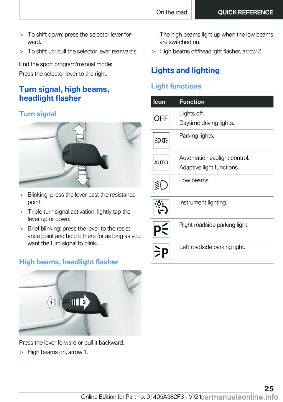 BMW Z4 2022 Owners Manual 'x�T�o��s�h�i�f�t��d�o�w�n�:��p�r�e�s�s��t�h�e��s�e�l�e�c�t�o�r��l�e�v�e�r��f�o�r#j�w�a�r�d�.'x�T�o��s�h�i�f�t��u�p�:��p�u�l�l��t�h�e��s�e�l�e�c�t�o�r��l�e�v�e�r��r�e�a�r�w�a�r�d