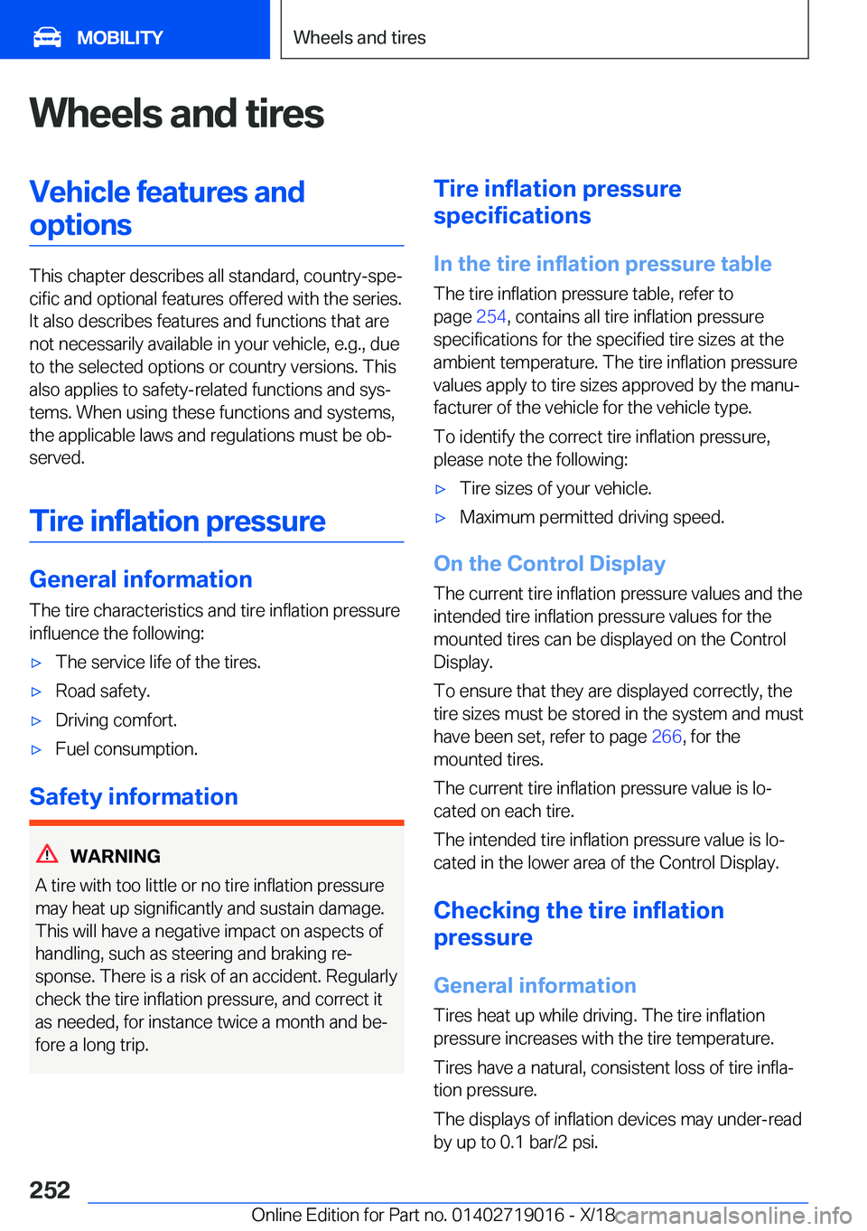 BMW Z4 2019  Owners Manual �W�h�e�e�l�s��a�n�d��t�i�r�e�s�V�e�h�i�c�l�e��f�e�a�t�u�r�e�s��a�n�d�o�p�t�i�o�n�s
�T�h�i�s��c�h�a�p�t�e�r��d�e�s�c�r�i�b�e�s��a�l�l��s�t�a�n�d�a�r�d�,��c�o�u�n�t�r�y�-�s�p�ej�c�i�f�i�c��a�