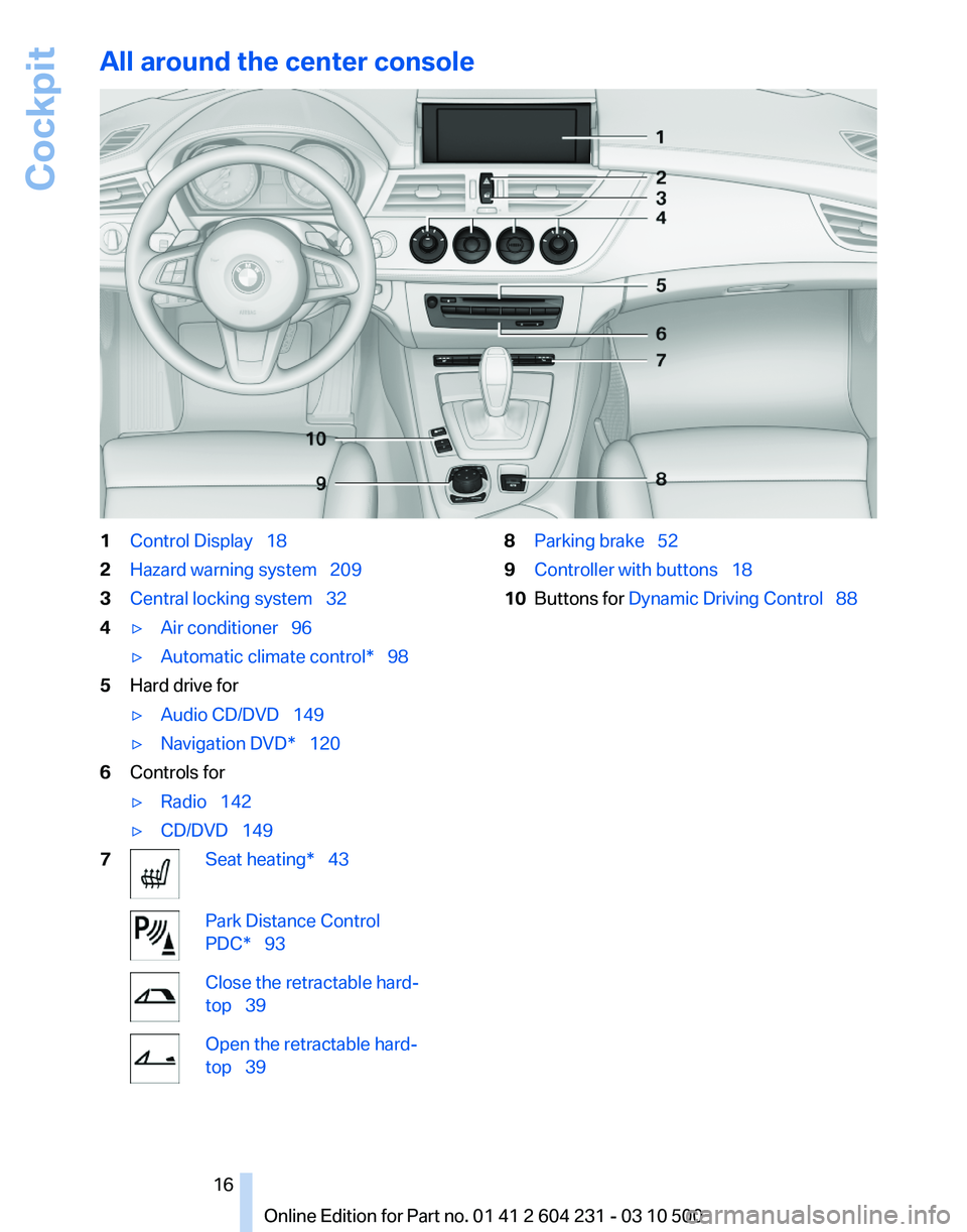 BMW Z4 SDRIVE30I 2011 User Guide BMW Z4 SDRIVE30I 2011 User Guide