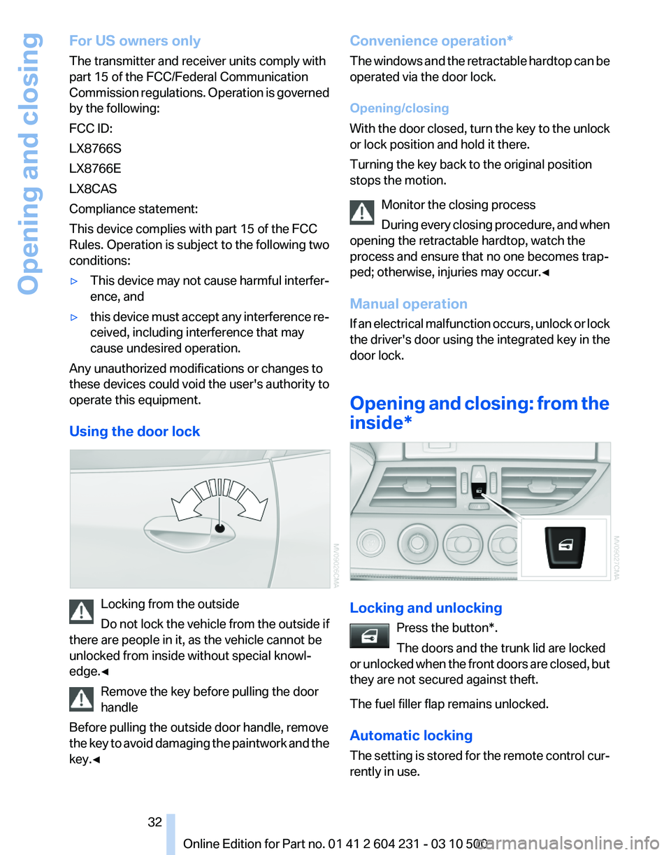 BMW Z4 SDRIVE30I 2011 Owners Guide BMW Z4 SDRIVE30I 2011 Owners Guide