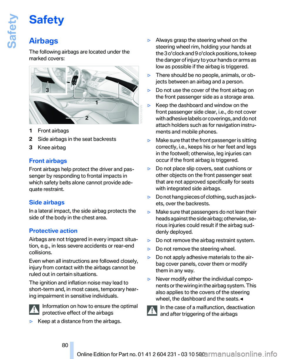 BMW Z4 SDRIVE30I 2011 Manual PDF BMW Z4 SDRIVE30I 2011 Manual PDF