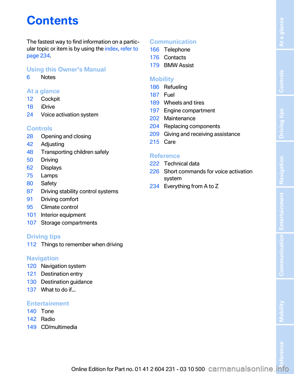 BMW Z4 SDRIVE35IS 2011  Owners Manual 