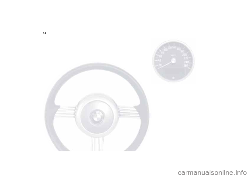 BMW Z8 2001 User Guide  
14n 