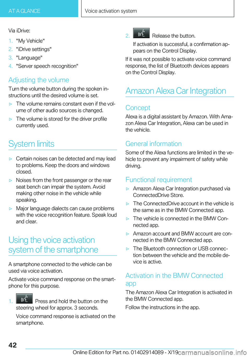 BMW I8 2020 Service Manual �V�i�a��i�D�r�i�v�e�:�1�.��M�y��V�e�h�i�c�l�e��2�.��i�D�r�i�v�e��s�e�t�t�i�n�g�s��3�.��L�a�n�g�u�a�g�e��4�.��S�e�r�v�e�r��s�p�e�e�c�h��r�e�c�o�g�n�i�t�i�o�n�
�A�d�j�u�s�t�i�n�g��t�h�e��