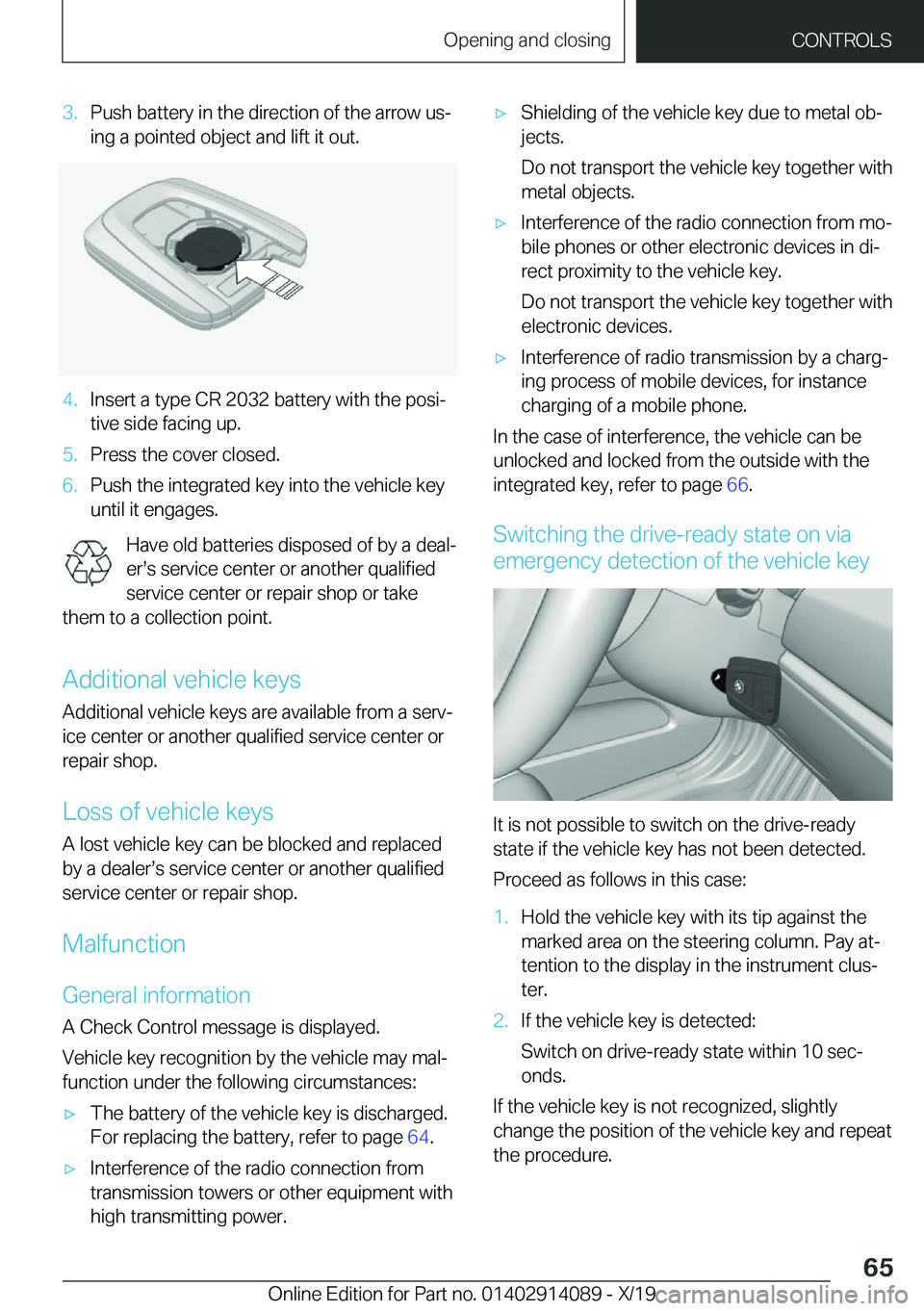 BMW I8 2020 Repair Manual �3�.�P�u�s�h��b�a�t�t�e�r�y��i�n��t�h�e��d�i�r�e�c�t�i�o�n��o�f��t�h�e��a�r�r�o�w��u�sj
�i�n�g��a��p�o�i�n�t�e�d��o�b�j�e�c�t��a�n�d��l�i�f�t��i�t��o�u�t�.�4�.�I�n�s�e�r�t��a��t�y�p�