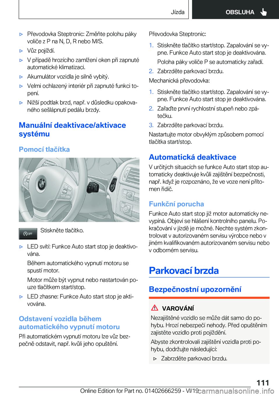 BMW 2 SERIES COUPE 2020  Návod na použití (in Czech) x�P�e�v�o�d�o�v�k�a��S�t�e�p�t�r�o�n�i�c�:��Z�m�